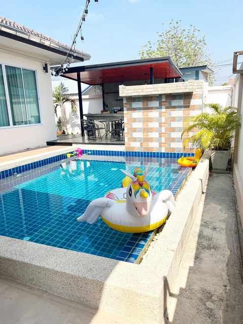 ให้เช่าบ้าน - ให้เช่าบ้านเดี่ยวพลูวิลล่า พร้อมสระว่ายน้ำ ห้วยใหญ่