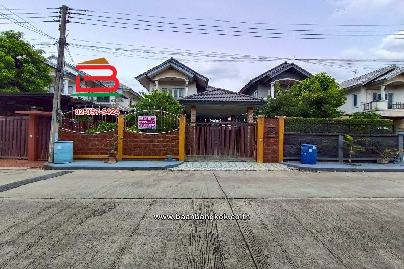 ขายบ้าน - บ้านเดี่ยว หมู่บ้านนนทิชา ลำลูกกา-คลอง 8 (เฟส 1) (ทางไปวัดดอนใหญ่) เนื้อที่ 57.5 ตร.ว (ใกล้ตลาดเจริญกัลป์ คลอง.8 ลำลูกกา) อำเภอลำลูกกา จังหวัดปทุมธานี