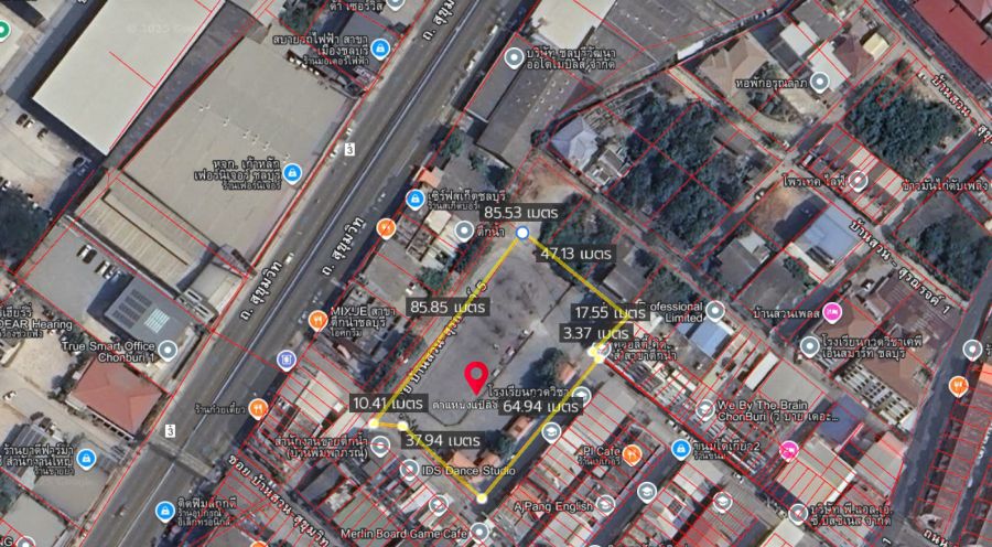 ให้เช่าที่ดิน - ให้เช่าที่ดินเปล่า ใกล้ศูนย์รวมโรงเรียนกวดวิชา