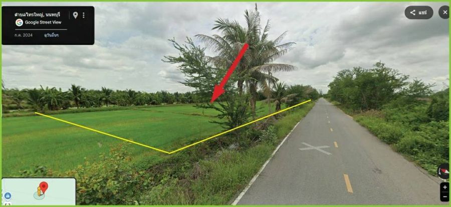 ขายที่ดิน - ขายต่ำกว่าทุน! ที่ดินบนถนนฤชุพันธุ์ ถนนบางบัวทอง