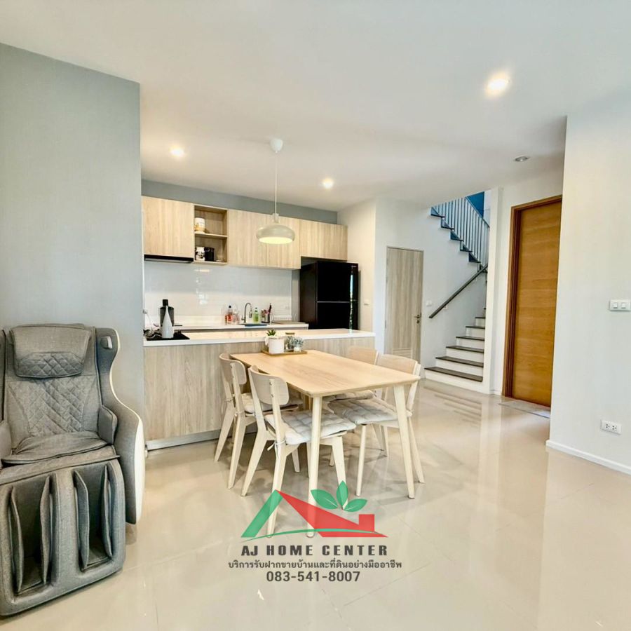 ขายบ้าน - ขายบ้านแฝด46.5ตรว. หลังริม โครงการโนเบิลเกเบิล วัชรพล บิ้วท์อินทั้งหลัง สวยพร้อมอยู่