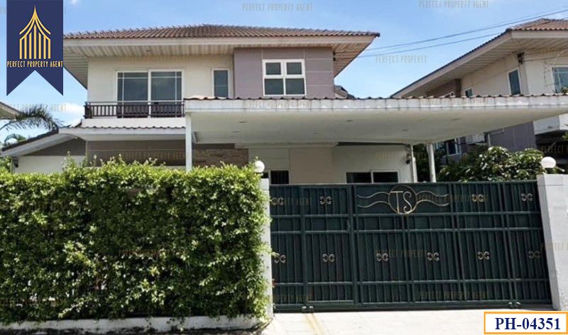 ขายบ้าน - ขายบ้านเดี่ยว ศุภาลัย การ์เด้นวิลล์ สุวรรณภูมิ บางเสาธง วัดศรีวารีน้อย พร้อมแอร์และเฟอร์นิเจอร์ครบครัน