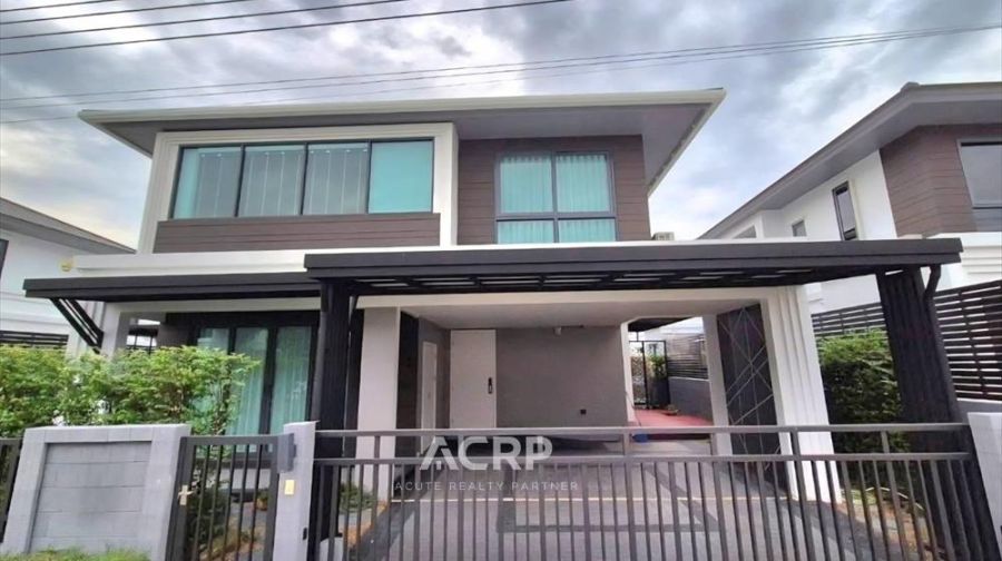 ขายบ้าน - ขายบ้านเดี่ยว 2 ชั้น แกรนด์บริทาเนีย ราชพฤกษ์-พระราม 5 ตกแต่งสวย พร้อมอยู่