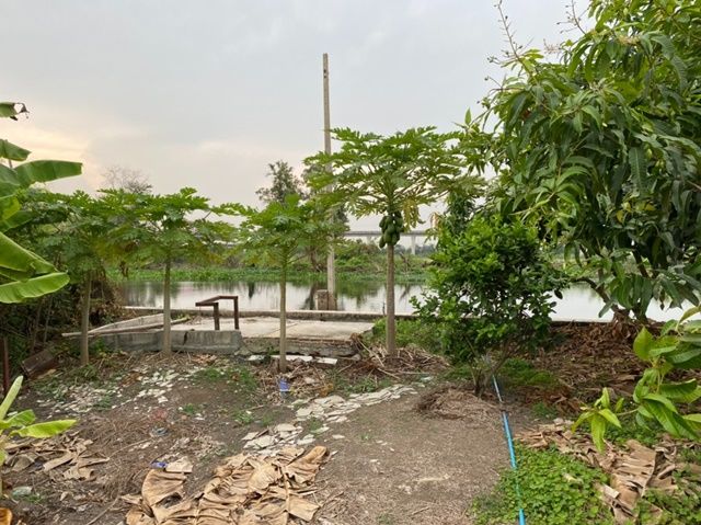 ให้เช่าที่ดิน - ติดคลอง ลาดกระบัง1-9 อ่อนนุช ให้เช่าที่ดินถมแล้ว ทำร้านกาแฟ 100 ตรว. 400 ตรม. Airport link ลาดกระบัง 2 กม. ใ