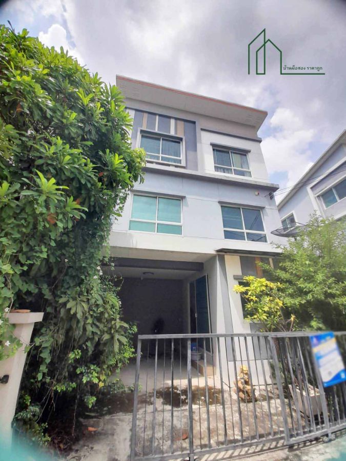 ขายบ้าน - บ้านแฝด 3 ชั้น หมู่บ้าน คาซ่า แกรนด์ ราชพฤกษ์-พระราม 5 บางใหญ่