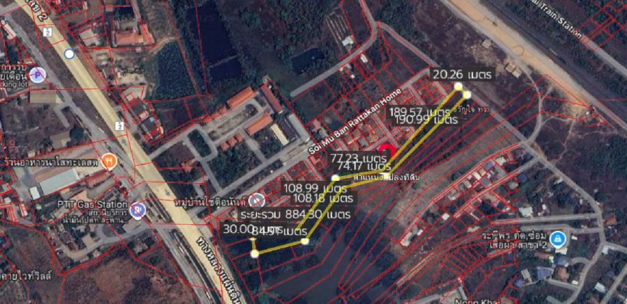 ขายที่ดิน - ขายที่ดินใกล้สะพานมิตรภาพไทย ลาว แห่งที่ 1 อ.เมือง จ.หนองคาย เนื้อที่ 4 ไร่ 3 งาน 21 ต.ร.ว.