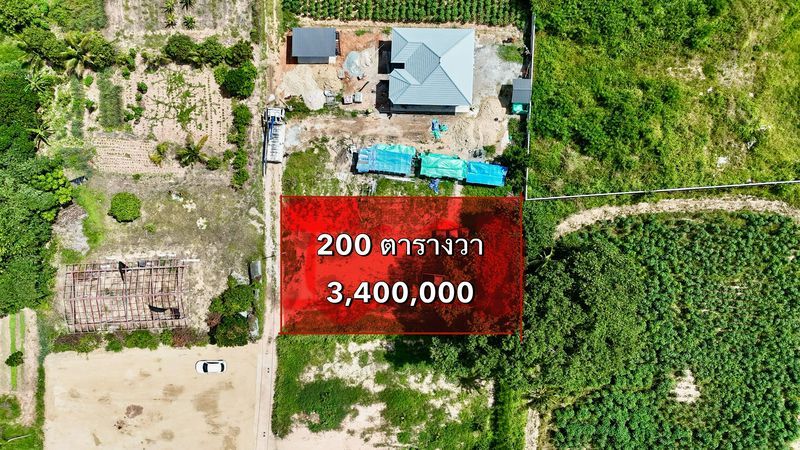 ขายที่ดิน - ขายที่ดินเปล่าแปลงสวย ใกล้กับโครงการหมู่บ้านมากมาย ราคาถูกที่สุด