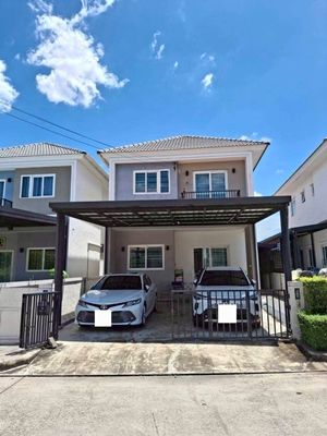 ขายบ้าน - ขาย หมู่บ้าน ชวนชื่น พาร์ค อ่อนนุช-วงแหวน บ้านแฝด 2 ชั้น 41.2 ตารางวา