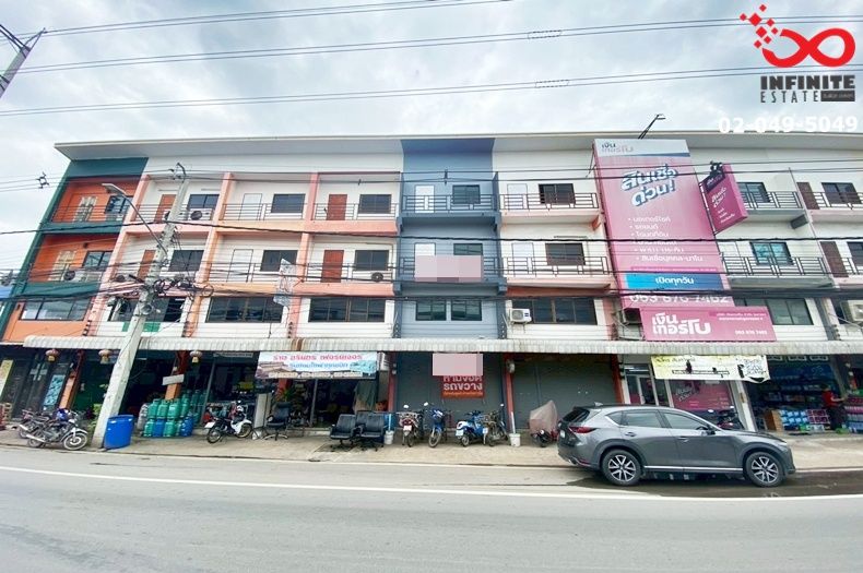 ขายอาคารพาณิชย์ / สำนักงาน - ขายอาคารพาณิชย์ 4 ชั้น ติดถนน พระองค์เจ้าสายคลอง 4 ลำลูกกา ปทุมธานี