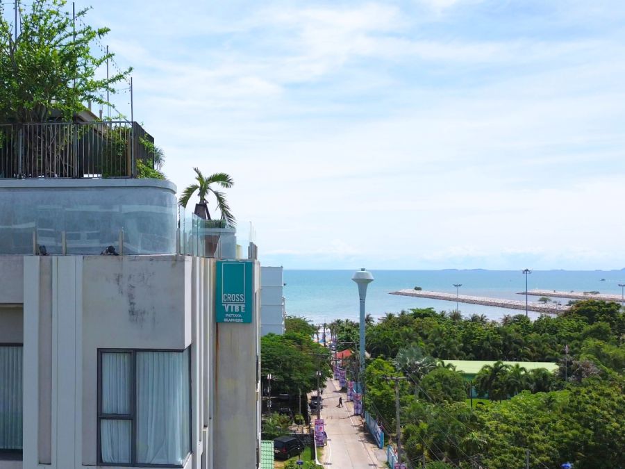 คอนโด - ขาย/เช่า คอนโดใกล้หาดนาจอมเทียน 200 ม. 35.22 ตรม. ครอส ไวบ์ พัทยา ซีเฟียร์ ต.นาจอมเทียน อ.สัตหีบ ชลบุรี