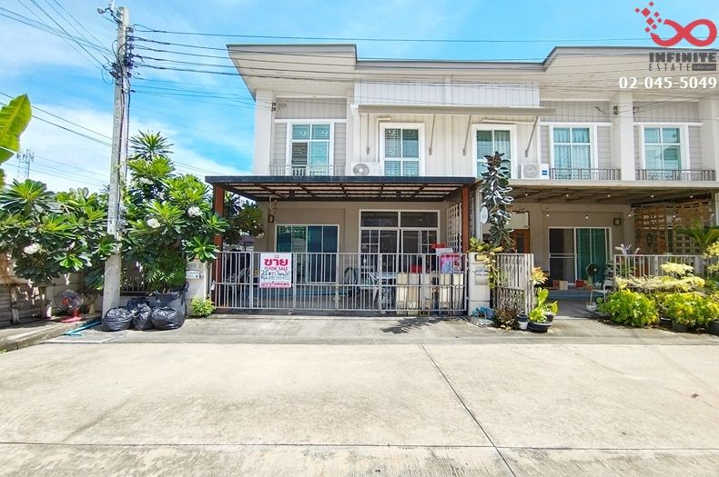 ขายทาวน์เฮาส์ - ขายทาวน์เฮาส์ 2ชั้น พฤกษาวิลล์ 80 พระราม2 ท่าข้าม หลังริม 26ตร.ว พร้อมอยู่