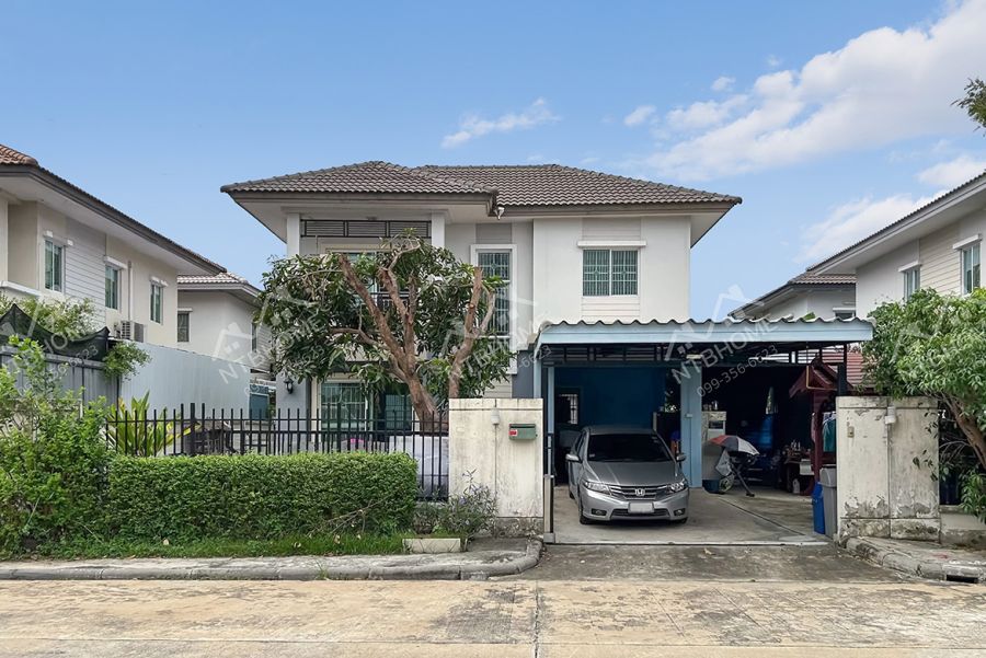 ขายบ้าน - พฤกษาวิลเลจ31 เดอะซีซั่น กาญจนาภิเษก-บางใหญ่ ถนนเมนต่อเติมครบ ทำเลดี