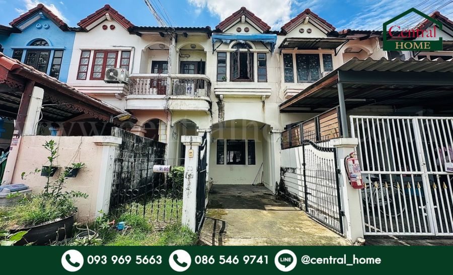 ขายทาวน์เฮาส์ - ทาวน์เฮ้าส์ ประชาชื่น ถนนสามัคคี 63 ราคาถูก