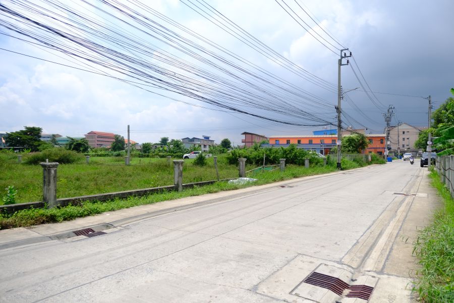 ขายที่ดิน - ขายที่ดิน 2 ไร่ สุเหร่าคลองหนึ่ง 13 ปัญญารามอินทรา ถมแล้ว ขายถูก