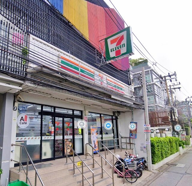 ให้เช่าอาคารพาณิชย์ / สำนักงาน - อาคารออฟฟิศ5 ชั้น ห้องมุม 290ตร.ม. เซ็นทรัล 3.2 กม. กระจกทั้งหลัง ติด7-11 5ก้าว ถึง BTSบางจาก70ม. สุขุมวิท91-99 พระโขนง 499ม.