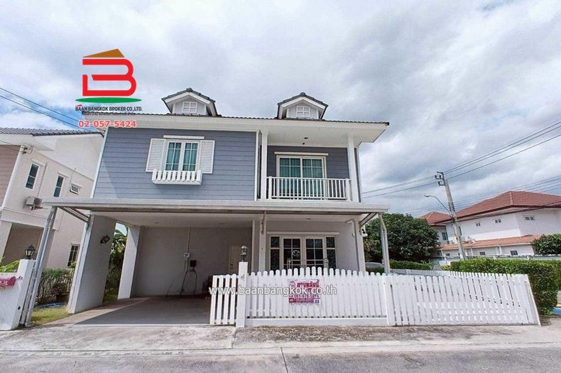 ขายบ้าน - บ้านเดี่ยว กรีนิช ไพร์ม ทางด่วน รามอินทรา-หทัยราษฏร์ (Greenwich Prime) เนื้อที่ 54 ตรว.