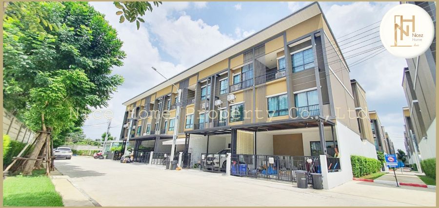 ขายทาวน์เฮาส์ - ขายทาวน์โฮม สัมมากร อเวนิว ชัยพฤกษ์-วงแหวน สภาพใหม่ หน้าสวน หลังริม