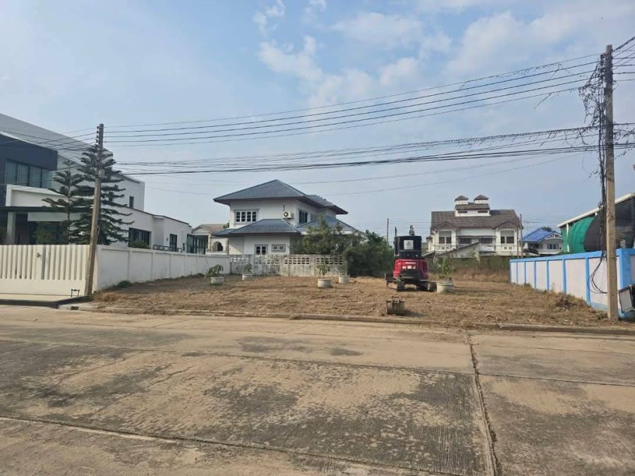 ขายที่ดิน - ขายด่วนที่ดินจัดสรร 104.30 ตรว. ถมแล้ว ฮวงจุ้ยดีเยี่ยม มหาชัยเมืองทอง สมุทรสาคร