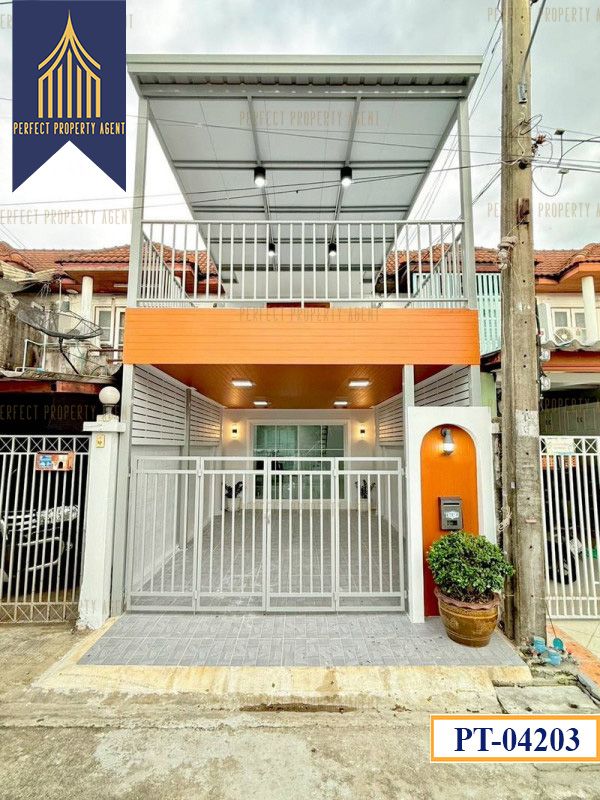 ขายทาวน์เฮาส์ - ขาย ทาวน์เฮ้าส์ ดุริยานนท์ บางกรวย ไทรน้อย แถมแอร์ แต่งใหม่พร้อมเฟอร์นิเจอร์