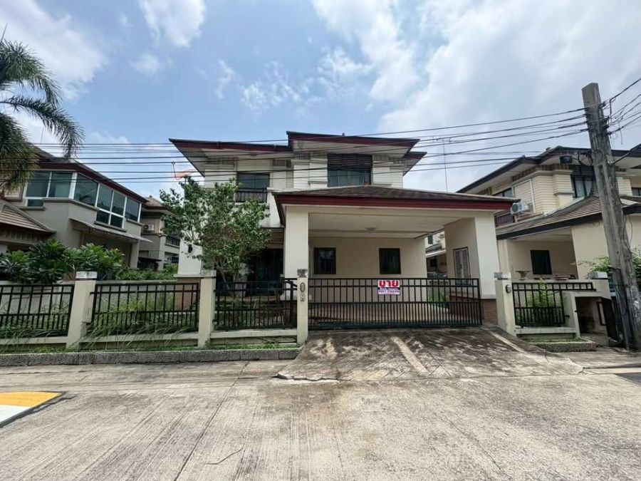 ขายบ้าน - ขายบ้านเดี่ยว 2 ชั้น ทำเลพระราม5-นครอินทร์ กาญจนาภิเษก (ถนนเมน)