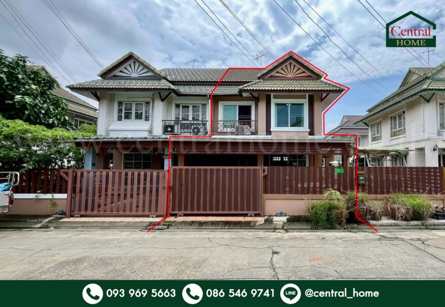 ขายบ้าน - บ้านแฝด พฤกษา 19 ซอยวัดลาดปลาดุก บางบัวทอง