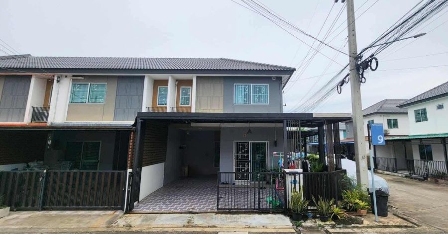 ขายบ้าน - ขายทาวน์โฮม 2 ชั้น หมู่บ้านพฤกษา 117 เพชรเกษม 91 พุทธสาคร อ.กระทุ่มแบน จ.สมุทรสาคร