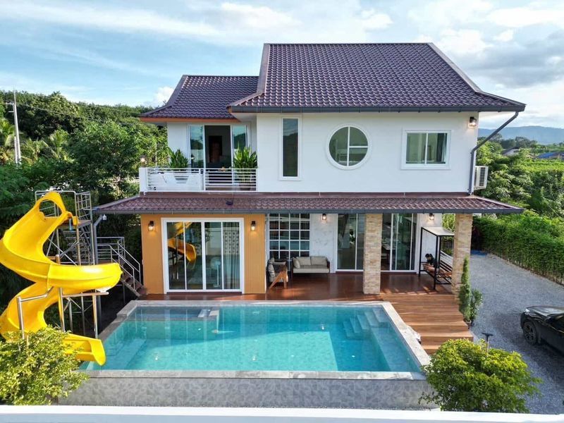 ขายบ้าน - ขาย Pool Villa เขาใหญ่ ขนาด 100 ตารางวา 4 ห้องนอน พร้อมดำเนินกิจการ ตำบลหมูสี อำเภอปากช่อง จังหวัดนครราชสีมา