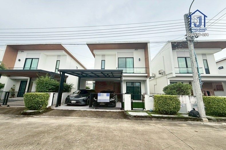 ขายบ้าน - ขายและให้เช่าบ้านแฝด หมู่บ้านโคโม่ บีอังก้า ถนนวงแหวน-กาญจนาภิเษก บางพลีใหญ่ ใกล้เมกาบางนา