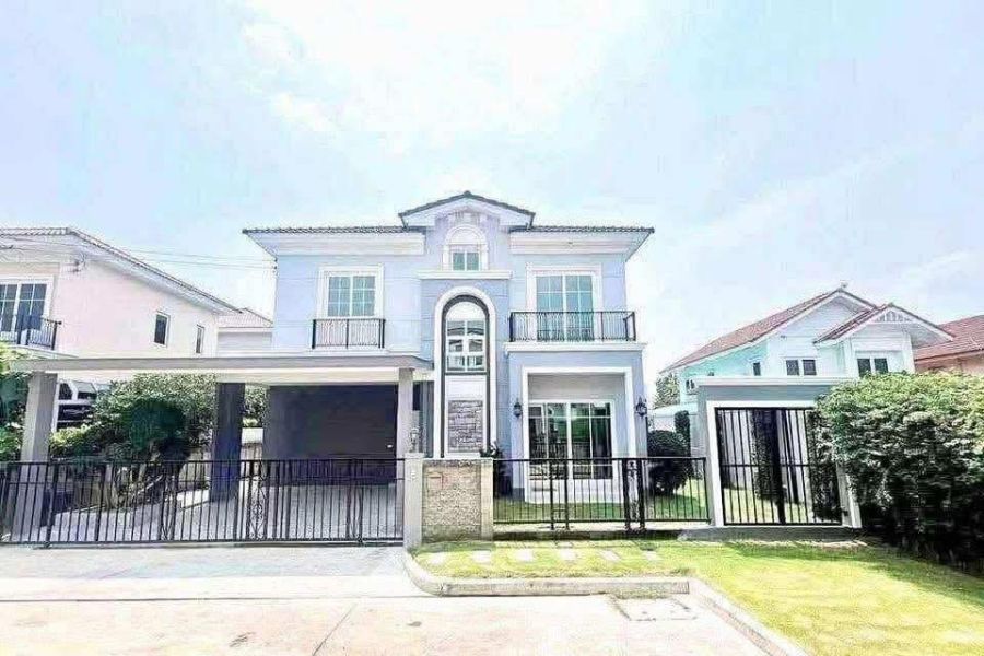 ให้เช่าทาวน์เฮาส์ - ให้เช่าบ้านเดี่ยวหลังริม แกรนดิโอ วงแหวน รามอินทรา บ้านทิศเหนือ พื้นที่ 51 ตรว. 4 ห้องนอน 3 ห้องน้ำ บรรยากาศเงียบสงบ เหมาะอยู่อาศัยทั้งครอบครัว