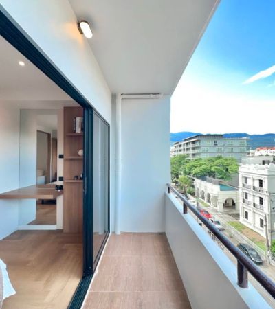 ขายคอนโด - บุญมาศ คอนโด ใจกลาง ถ.นิมมาน ซอย 15 มี ระเบียงวิวเห็นดอยสุเทพ เฟอร์นิเจอร์-เครื่องใช้ไฟฟ้าครบ