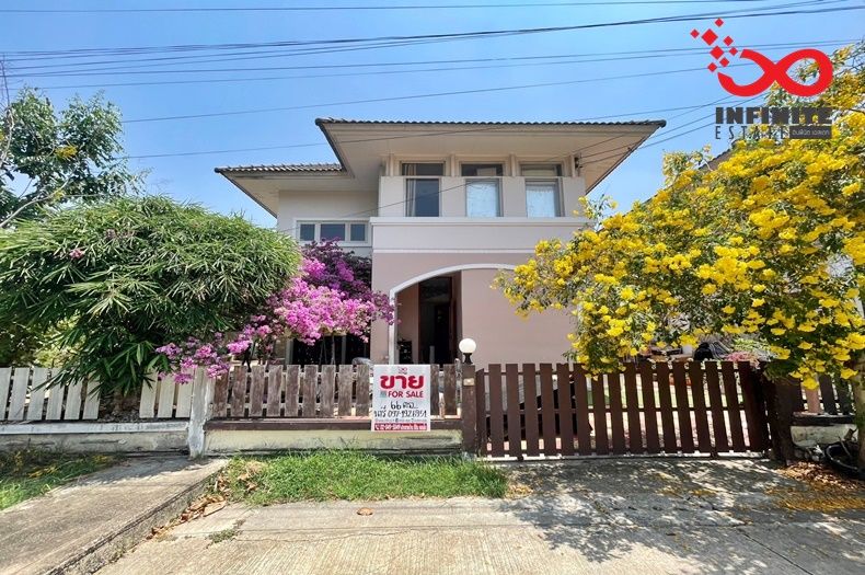 ขายบ้าน - ขายบ้านเดี่ยว สารินซิตี้ พระราม2 สมุทรสาคร 2ชั้น 66ตร.ว.หลังมุม