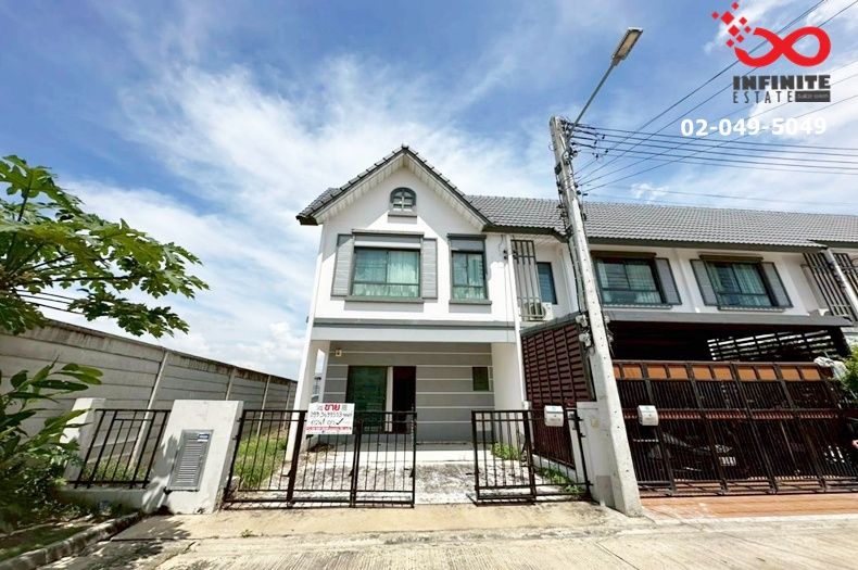 ขายทาวน์เฮาส์ - ขายทาวน์โฮม โมดิวิลล่า ราชพฤกษ์-ติวานนท์ (ถ.345)หลังริม 2ชั้น 26.5ตรว.