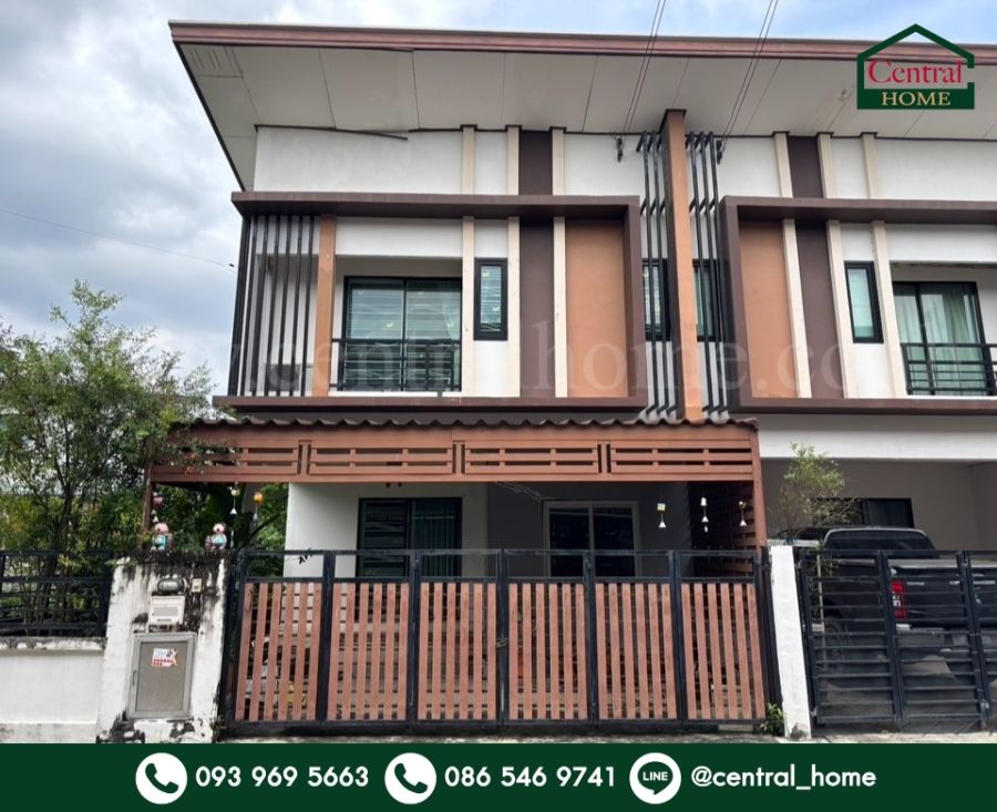 ขายทาวน์เฮาส์ - ทาวน์โฮม บ้านฟ้ากรีนเนอรี่ ปิ่นเกล้า - สาย 5 หลังมุม ติดถนนบรมราชชนนี