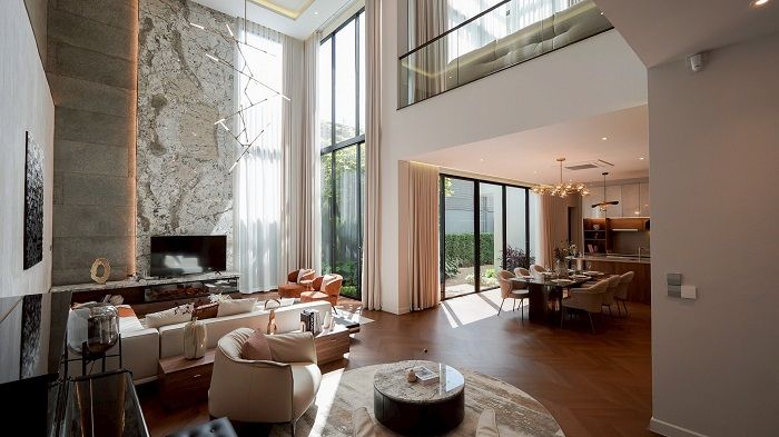 บ้าน - ขายหรือให้เช่า บ้านเดี่ยววิลล่าหรู 3ชั้น BuGaan บูก้าน กรุงเทพกรีฑา พร้อมเฟอร์นิเจอร์ บางกะปิ กทม.