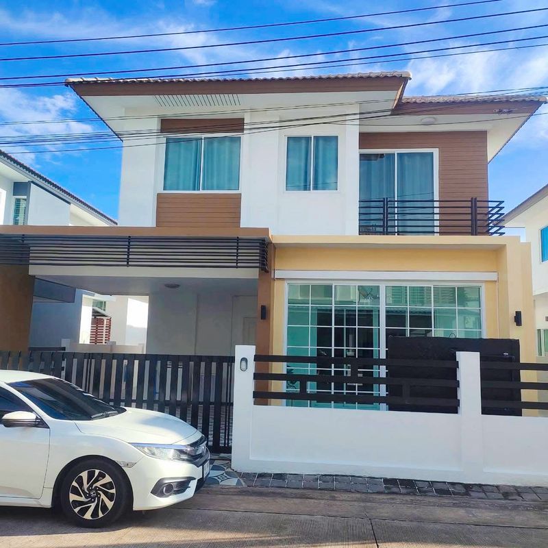 ให้เช่าบ้าน - ให้เช่าบ้านเดี่ยวพร้อมเข้าอยู่ โครงการเลค วัลเลย์ บ่อวิน ศรีราชา ชลบุรี