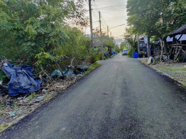 ขายที่ดิน - ขายที่ดินเปล่าเคหะคลอง 8 ติดสนาม ลานออกกำลังกาย ถมแล้ว น้ำ-ไฟฟ้าหน้าแปลง