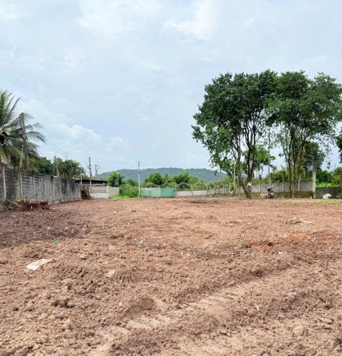 ขายที่ดิน - ขายที่ดินดงขี้เหล็กถมแล้วรอบรั้วเนื้อที่ 358 ตรว. ติดวิวเขาหลังโรงเรียนไทยรัฐวิทยา7 เมืองปราจีนบุรี