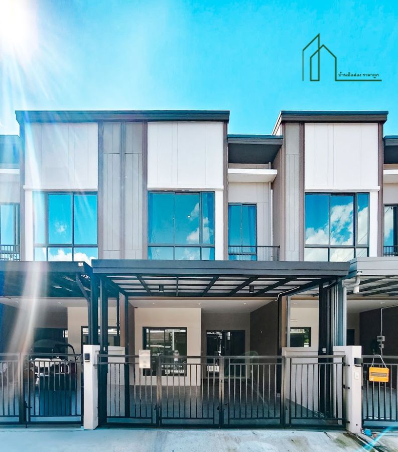 ขายทาวน์เฮาส์ - ทาวน์โฮม วี คอมพาวด์ บางนา-ศรีนครินทร์ ถนนหนามแดง-บางพลี พร้อมอยู่