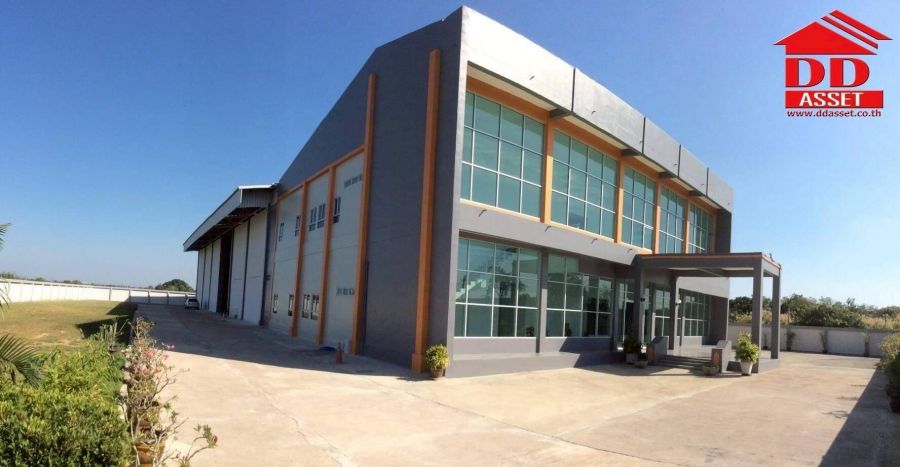 ขายโรงงาน / โกดัง - ขายโรงงานสร้างใหม่สำเร็จรูปพร้อมออฟฟิศ ถนนบางนา บางนาตราด กม.23 ห่างจากสนามบินสุวรรณภูมิ 8 กม.