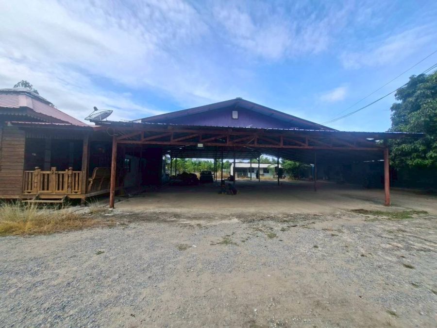 ขายที่ดิน - ขายที่ดินพร้อมสิ่งปลูกสร้าง ซอยอนามัยราษฎร์นิยม ไทรน้อย นนทบุรี