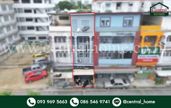 ขายอาคารพาณิชย์ / สำนักงาน - อาคารพาณิชย์ 4 ชั้น ซอยติวานนท์ 38 ใกล้รถไฟฟ้าสายสีชมพู