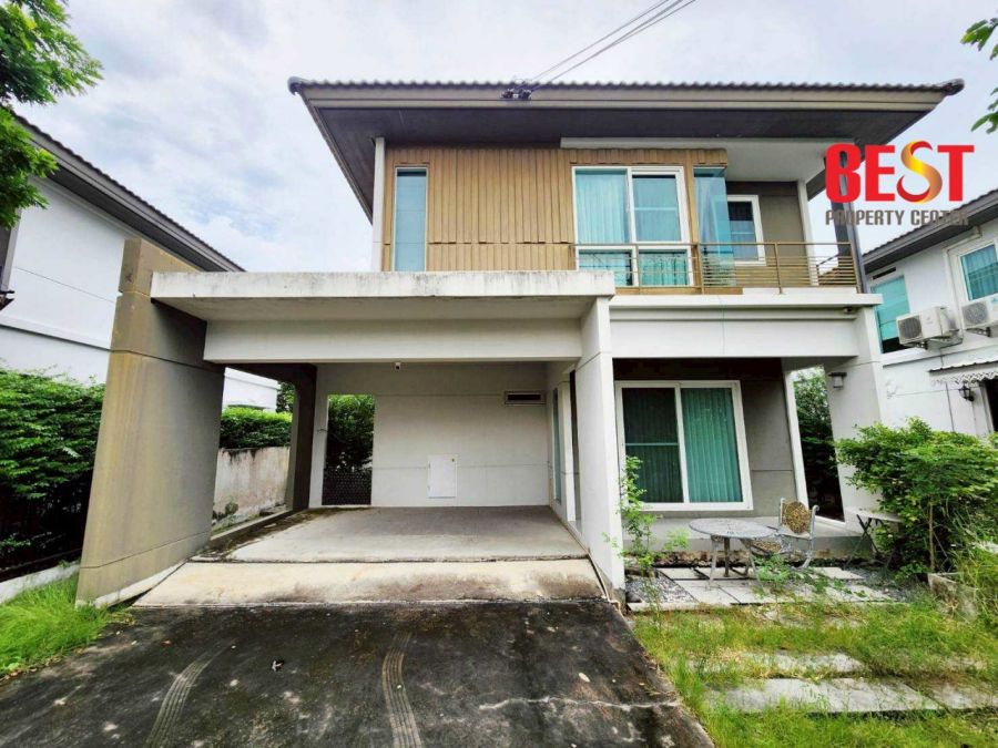 ขายบ้าน - ขายด่วน บ้านเดี่ยวสวย พร้อมอยู่ พฤกษ์ลดา ประชาอุทิศ 90 บรรยากาศร่มรื่น ใกล้คลับเฮ้าส์และทะเลสาบ