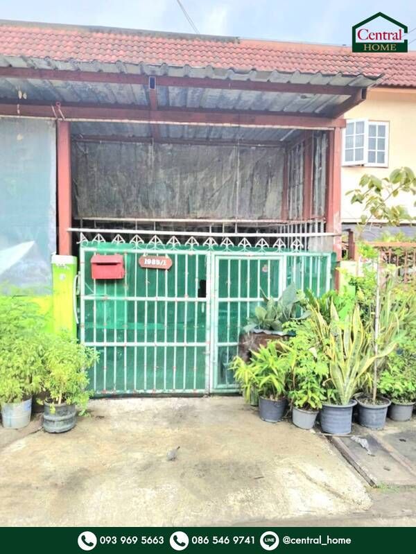 ขายทาวน์เฮาส์ - ทาวน์เฮ้าส์ ซอยสุขุมวิท 80 ใกล้ BTS สำโรง ขายพร้อมผู้เช่า ราคาถูก