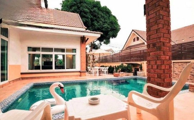 ให้เช่าบ้าน - บ้านพูลวิลล่า ขนาด 200ตารางวา พิกัด จอมเทียนชัยพฤกษ์2