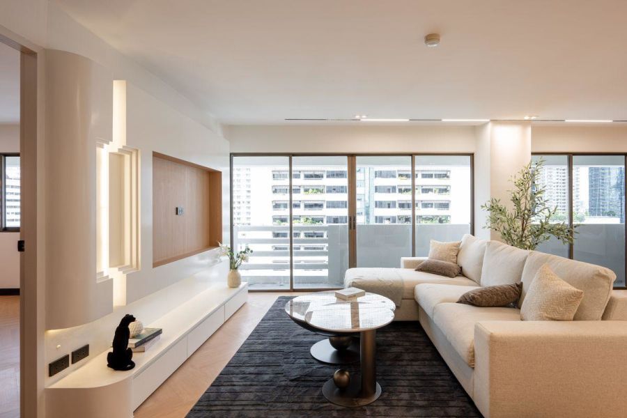 ขายคอนโด - ขายคอนโด รีโนเวทใหม่ Ruamjai Heights (ร่วมใจ ไฮท์) 147 ตรม. ใกล้ MRT เพชรบุรี สุขุมวิท 15 เขตวัฒนา กรุงเทพ