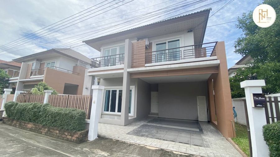 บ้าน - ขายเดี่ยว The muse home บางใหญ่ บ้านสวย สภาพดี ใกล้สถานีรถไฟฟ้าสายสีม่วง
