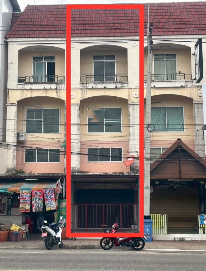 ให้เช่าอาคารพาณิชย์ / สำนักงาน - ปล่อยเช่าอาคารพาณิชย์ 3 ชั้น แหล่งชุมชน ติดถนนหลัก เส้นศรีราชา-หนองค้อ