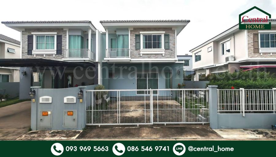 ขายบ้าน - บ้านแฝด วิลลาจจิโอ เพชรเกษม - สาย 4 เฟอร์นิเจอร์ครบ พร้อมอยู่