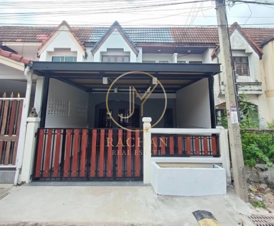 ขายทาวน์เฮาส์ - ขายด่วน ทาวน์โฮม 2 ชั้น รีโนเวทใหม่ หมู่บ้านบัวทอง บางบัวทอง(รถไฟฟ้า สายสีม่วง สถานี คลองบางไผ่)