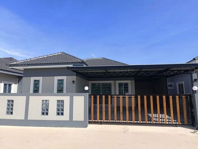 ให้เช่าบ้าน - ให้เช่าบ้านเดี่ยว นาตาขวัญ บ้ายค่าย ระยอง บ้านเปล่าไม่มีเฟอร์นิเจอร์ มีแอร์